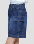 Nevada Stopper Pocket Girls Denim Cargo Shorts