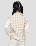 Nevada Hounds Check Sweater Anak Perempuan