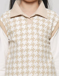 Nevada Hounds Check Sweater Anak Perempuan