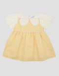 Pipiniko Texture Sleeve Balon Dress Anak Perempuan