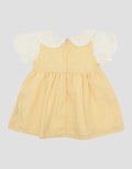 Pipiniko Texture Sleeve Balon Dress Anak Perempuan