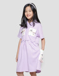 Disney Square Pocket Midi Dress Anak Perempuan