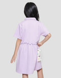 Disney Square Pocket Midi Dress Anak Perempuan