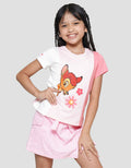 Disney Bambi Print Kaos Anak Perempuan