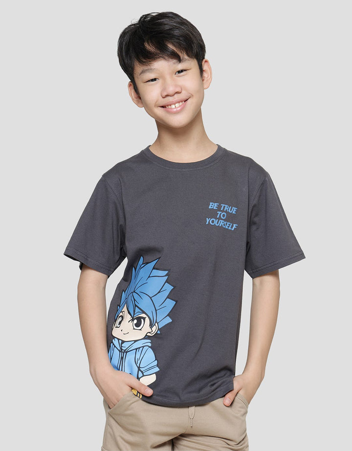 Aero Be True Yourself Kaos Lengan Pendek Anak Laki-Laki