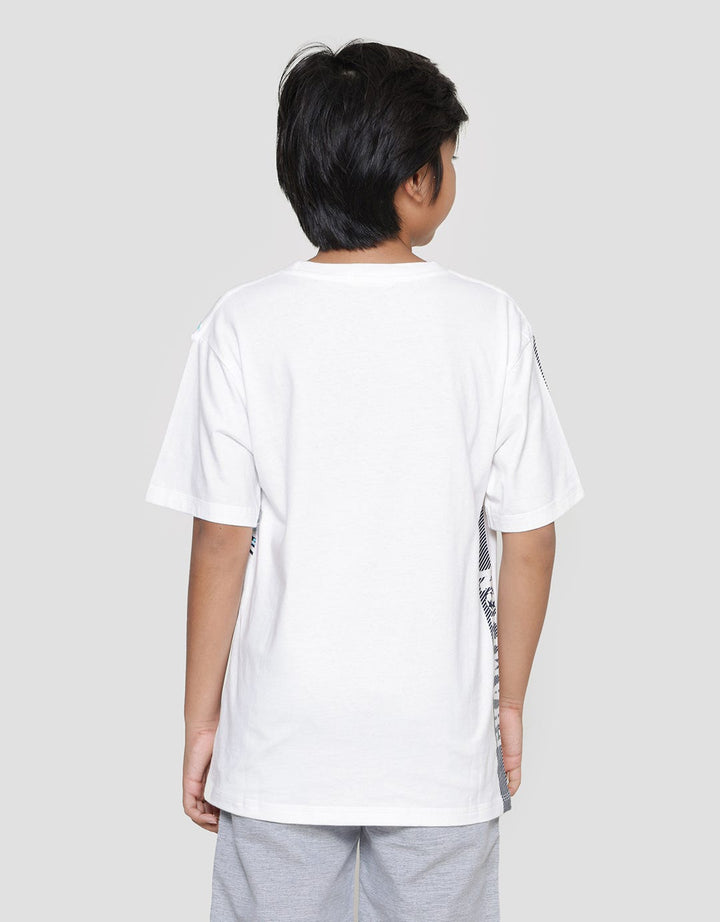 Aero Splash Soccer Print Kaos Lengan Pendek Anak Laki-laki