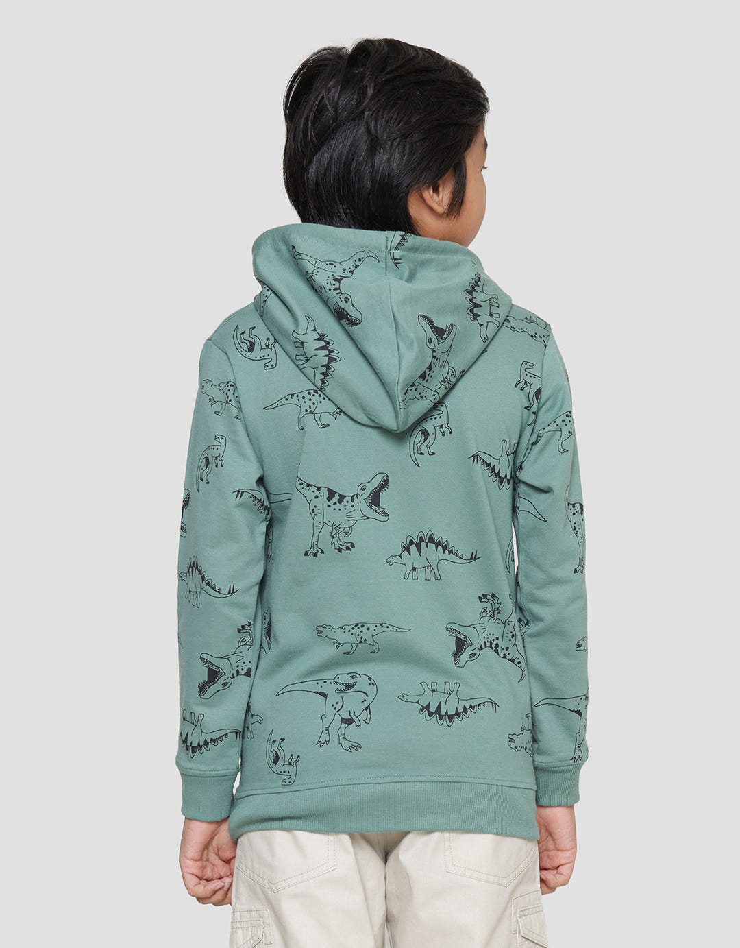 Aero Dino Full Print Sweater Hoodie Anak Laki-Laki