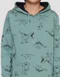 Aero Dino Full Print Boys Hoodie Sweater