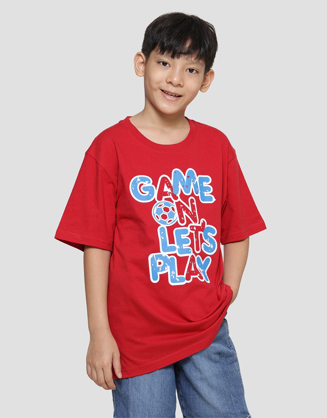 Aero Game On Print Kaos Lengan Pendek Anak Laki-Laki
