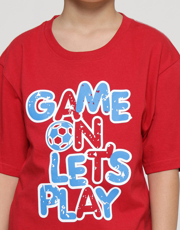 Aero Game On Print Kaos Lengan Pendek Anak Laki-Laki