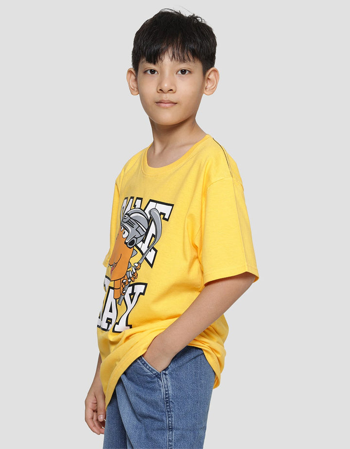 Aero Game Day Print Kaos Lengan Pendek Anak Laki-Laki