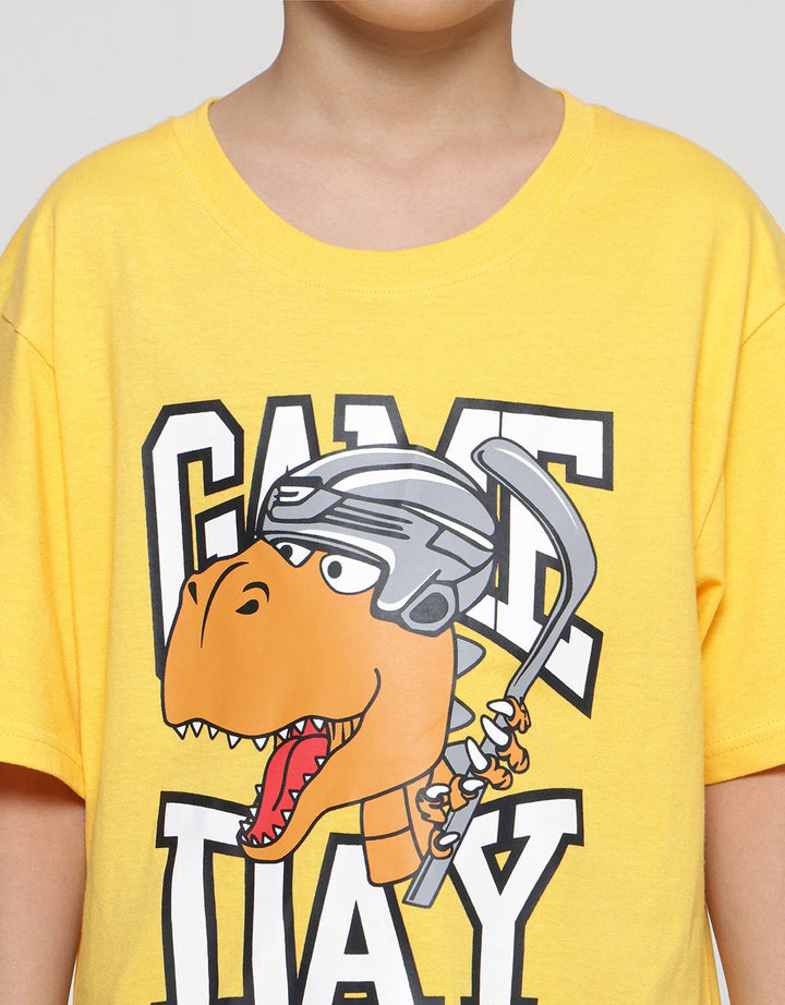 Aero Game Day Print Kaos Lengan Pendek Anak Laki-Laki