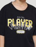 Aero Digital Player Print Boys Short Sleeve T-Shirt