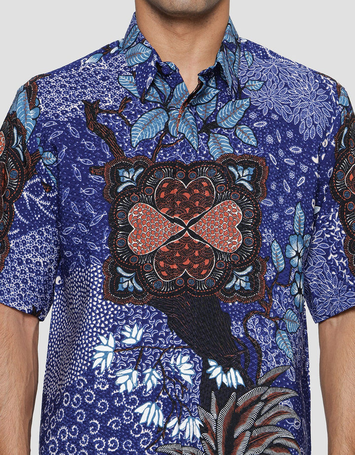 Arjuna Weda Hem Regular Fit Batik 4 Hati Kemeja Pria