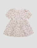 Pipiniko 6 Kancing Midi Dress Lengan Pendek Anak Perempuan