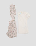 Pipiniko Waffle Set Newborn Romper for Girls