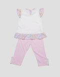 Pipiniko Powerpuff Girls Plain Leggings Clothes Set for Girls