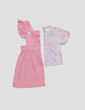 Pipiniko Overall Super Cute Midi Dress for Girls