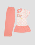 Pipiniko Cute Square Set Pakaian Anak Perempuan