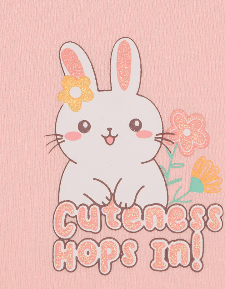 Pipiniko Cuteness Rabbit Midi Dress for Girls