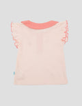 Pipiniko Flower Collar Kaos Anak Perempuan