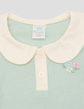 Pipiniko Flower Collar Kaos Anak Perempuan