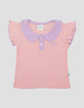 Pipiniko Flower Collar Kaos Anak Perempuan