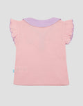 Pipiniko Flower Collar Kaos Anak Perempuan