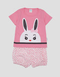 Pipiniko Ruffle Bunny Set Pakaian Anak Perempuan