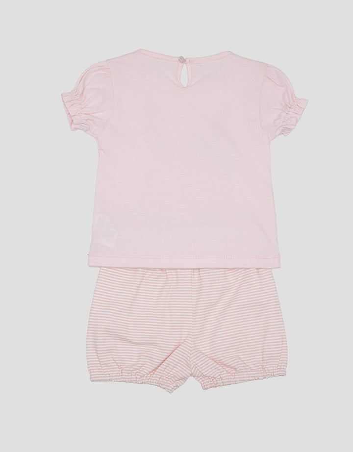 Pipiniko Ruffle Bunny Set Pakaian Anak Perempuan