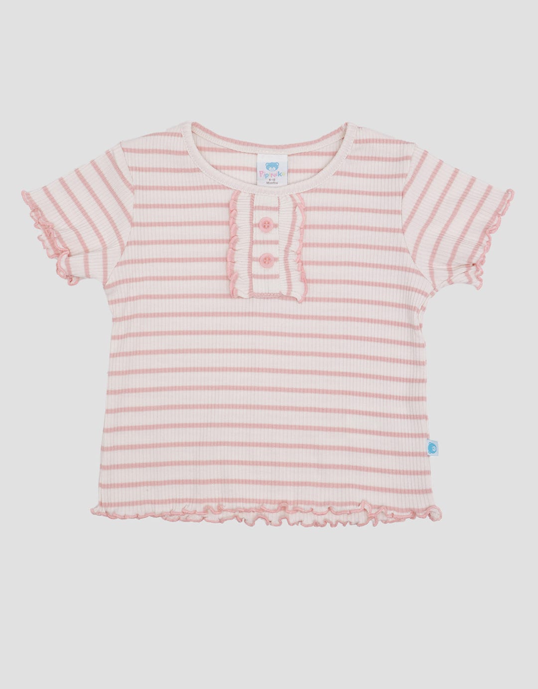 Pipiniko Kaos Print Stripe Bayi