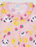 Pipiniko Full Print Panda Strawberry Baju Tidur Anak Perempuan