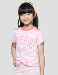Character Barbie Offshoulder Girls T-shirt
