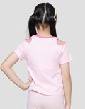 Character Barbie Offshoulder Girls T-shirt