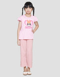 Character Blossom Print Kaos Anak Perempuan