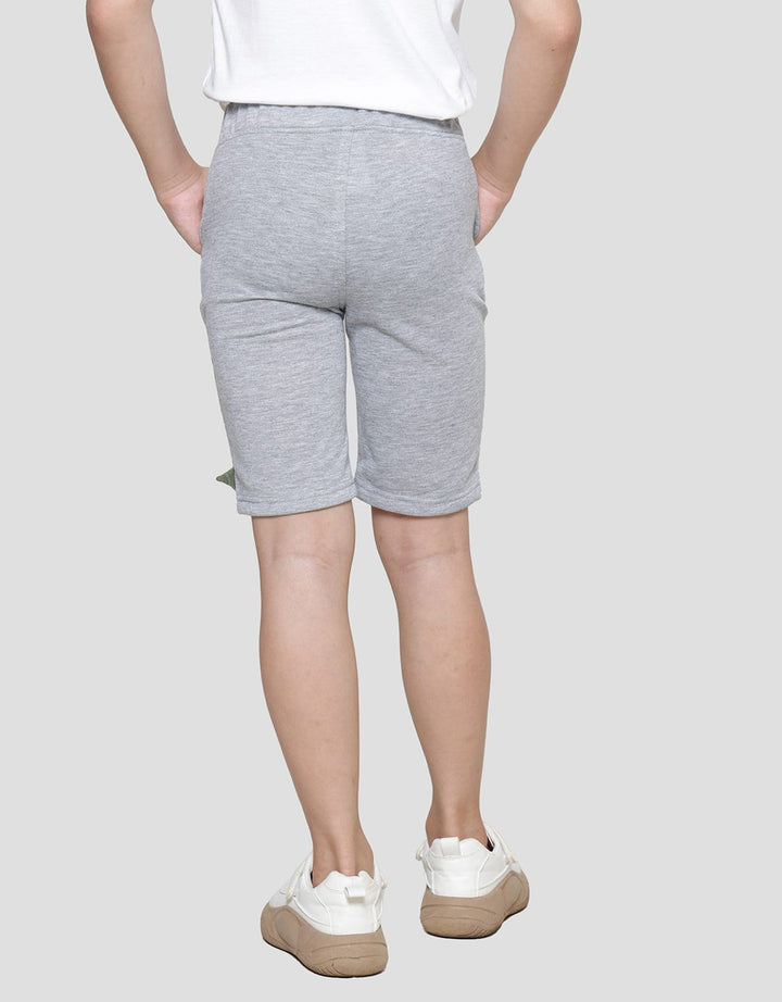 Little M Knit Terry Dino Cucuk Boys Shorts