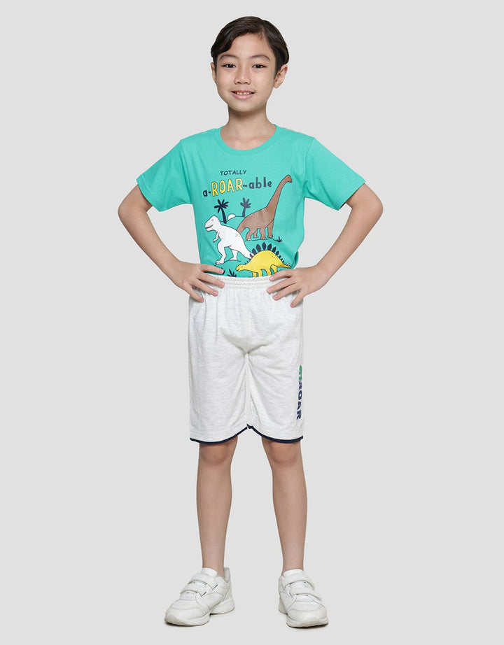 Little M Knit Roar Boys Shorts