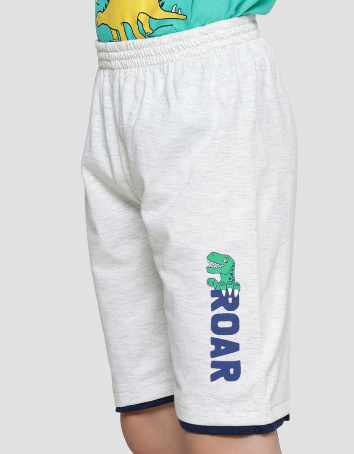 Little M Knit Roar Boys Shorts