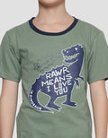 Little M Dino Rawrr I Love You Print Boys Outfits
