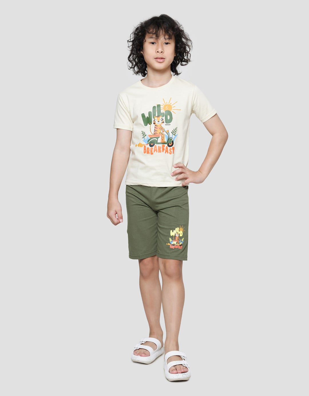 Little M Wild Breakfast One Set Anak Laki-Laki