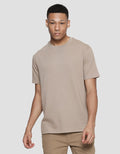 Cole Solid Full Ottoman Kaos Lengan Pendek Pria