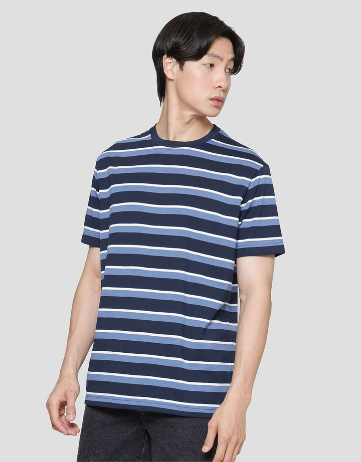 Cole Stripes M And S Slub Kaos Pria