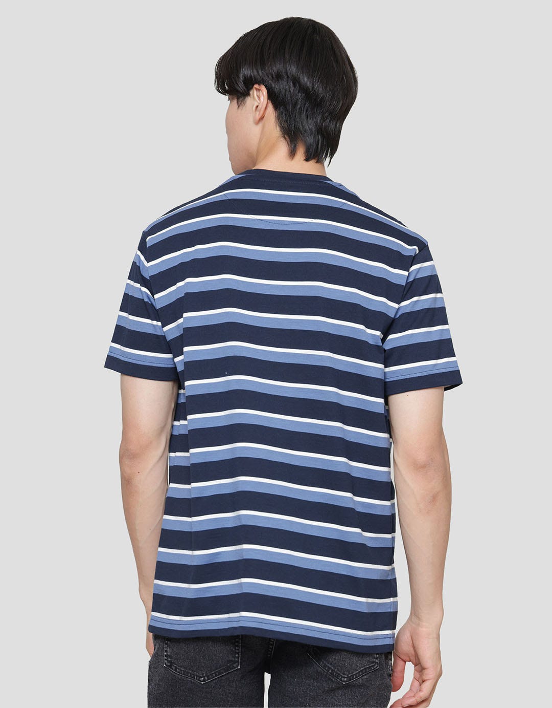 Cole Stripes M And S Slub Kaos Pria