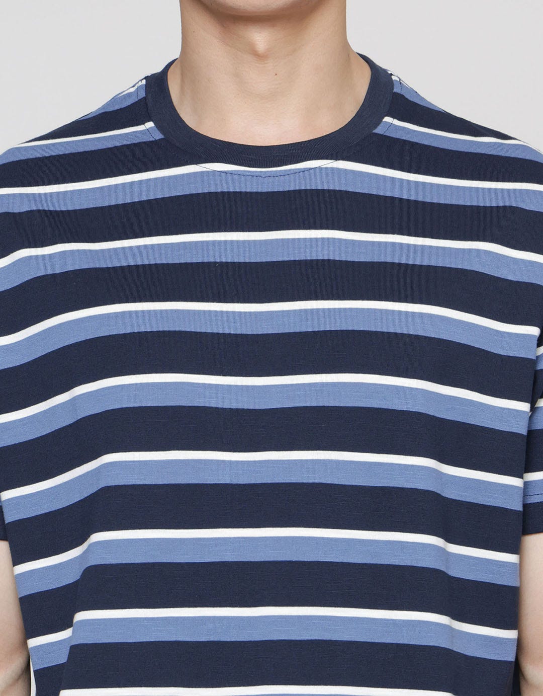 Cole Stripes M And S Slub Kaos Pria