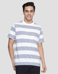 Cole Summer Stripe Kaos Casual Pria