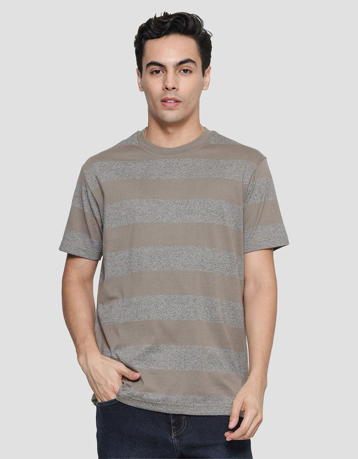 Cole Summer Stripe Kaos Casual Pria