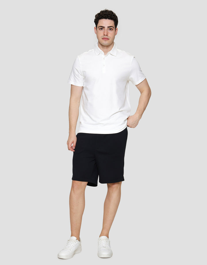 Cole Nyc Twill Knit Spandex Kaos Polo Pria