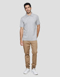 Cole Ottoman Plain Men's Collar T-Shirt