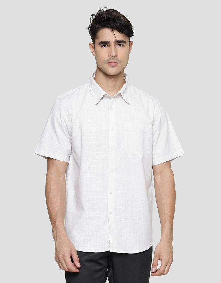 Cole Woven Adriatic Kemeja Lengan Pendek Pria