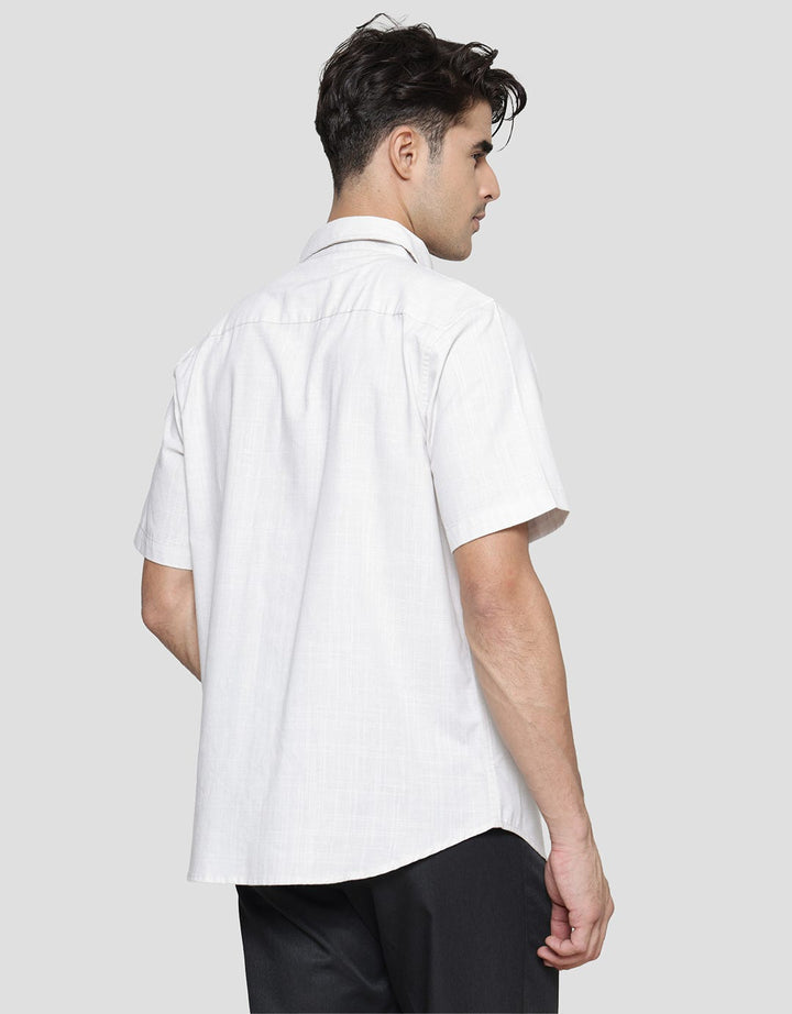 Cole Woven Adriatic Kemeja Lengan Pendek Pria